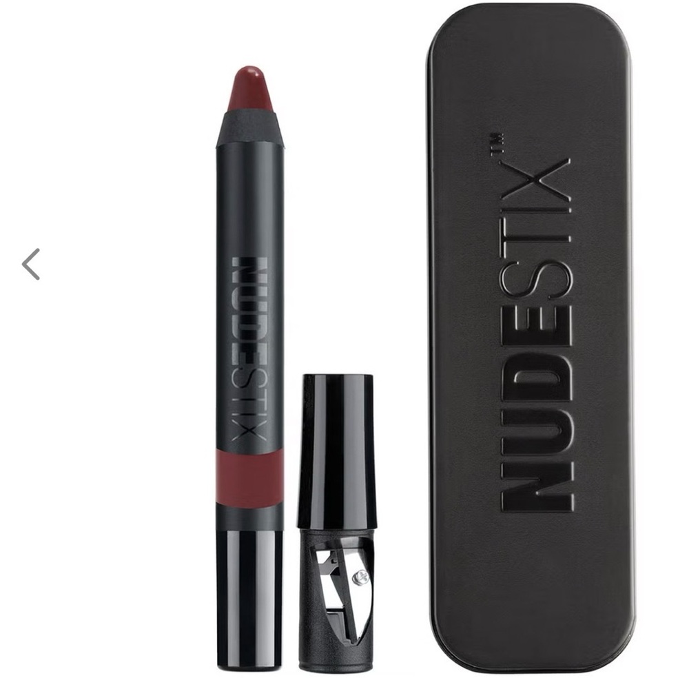 NUDESTIX Lip Crayon Wicked Cream Stick Soft Glam Makeup Full Siz - Picture 2 of 3